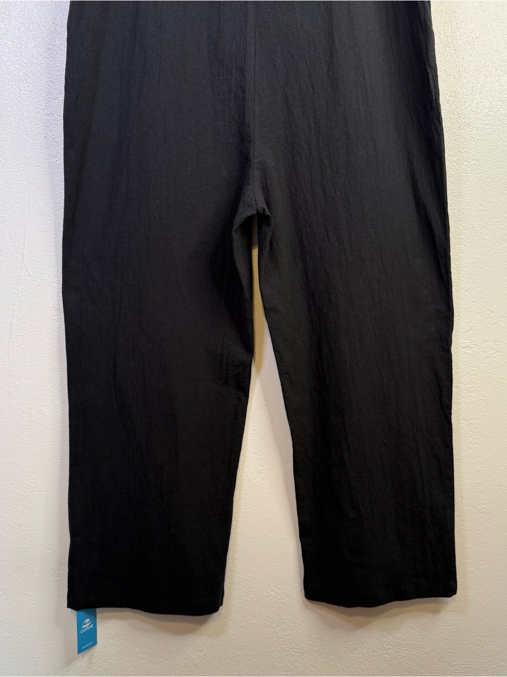 Cupshe Women's Raven Tapered Pinafore Jumpsuit Overalls in Black Size Medium - Picture 13 of 16